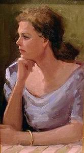 Character A oil painting