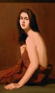 Character A oil painting