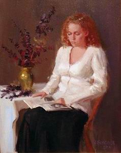 Character A oil painting