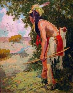 Character A oil painting