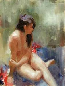 Character A oil painting