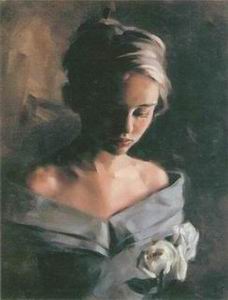 Character A oil painting