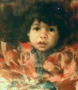 Character A oil painting