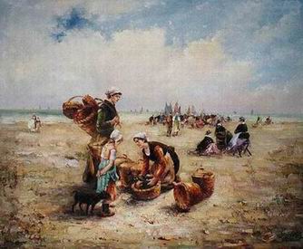 Character B oil painting