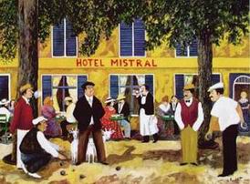 Character B oil painting