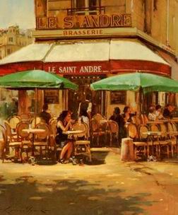 Character B oil painting