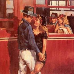 Character B oil painting