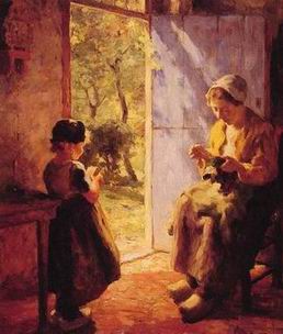 Character B oil painting