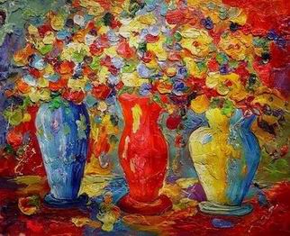 Flower oil painting