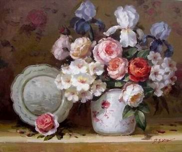 Flower oil painting