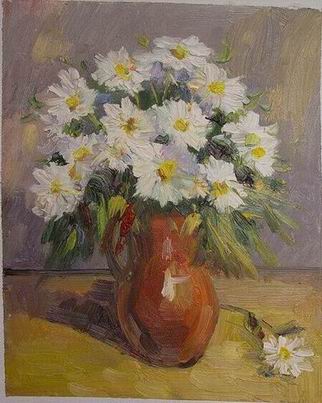 Flower oil painting