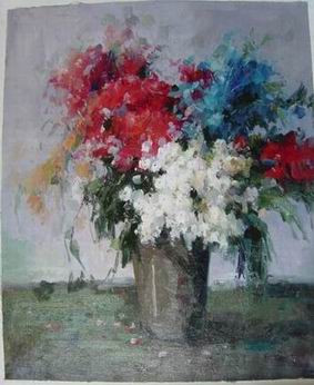 Flower oil painting