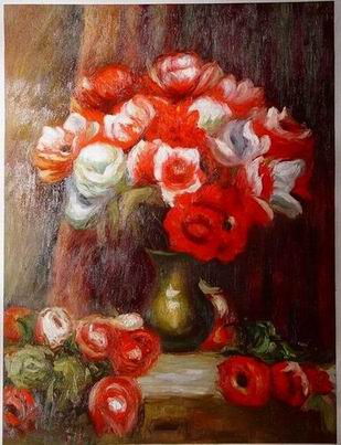 Flower oil painting