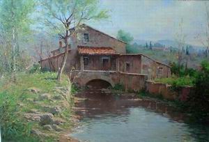 Estheticism oil painting