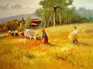 Estheticism oil painting