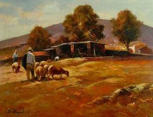 Estheticism oil painting