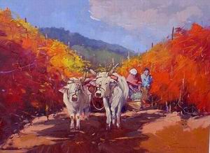 Estheticism oil painting