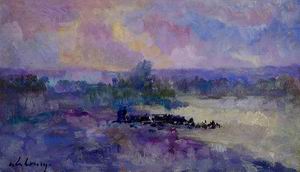 Estheticism oil painting