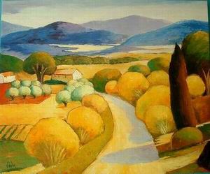 Estheticism oil painting