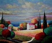 Estheticism oil painting