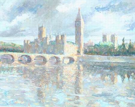 London oil painting