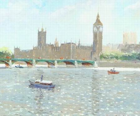 London oil painting