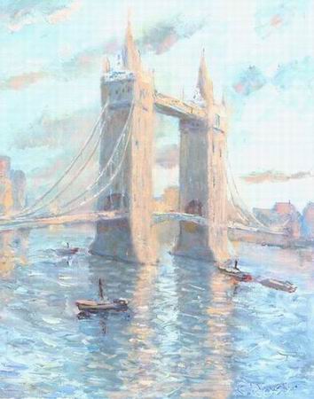 London oil painting