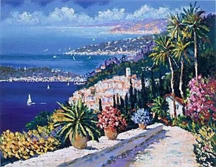 Mediterranean oil painting