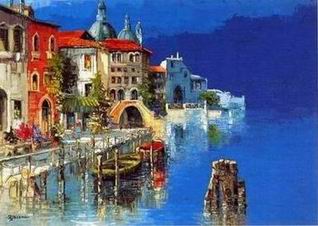 Mediterranean oil painting