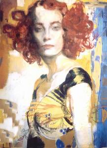 New profile oil painting