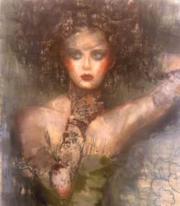 New profile oil painting