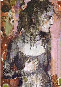 New profile oil painting