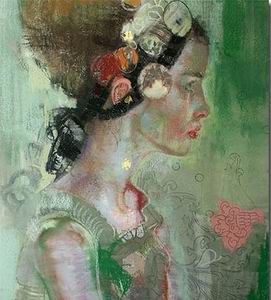 New profile oil painting