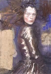 New profile oil painting