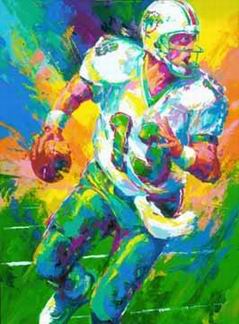 Sports oil painting