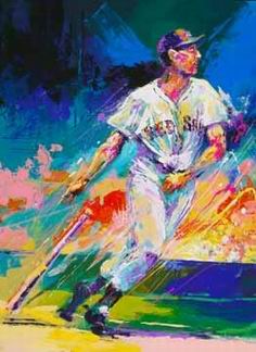 Sports oil painting
