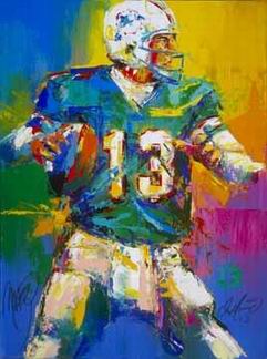 Sports oil painting