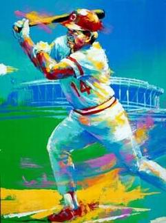 Sports oil painting