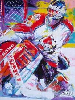 Sports oil painting