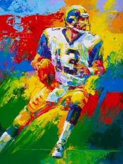 Sports oil painting
