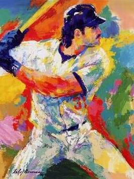 Sports oil painting