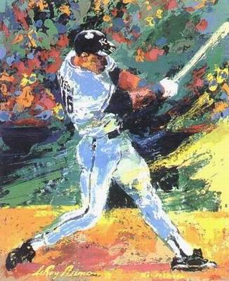 Sports oil painting
