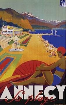 Advertising oil painting