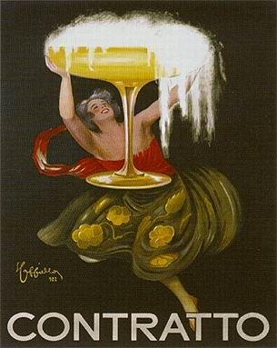 Advertising oil painting