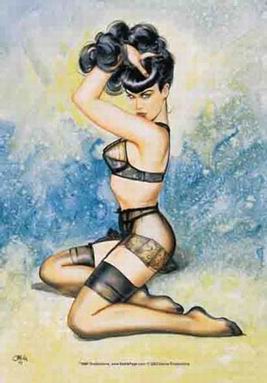 Advertising oil painting