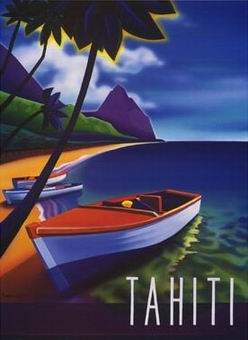 Advertising oil painting