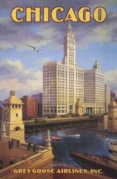 Advertising oil painting