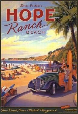 Advertising oil painting