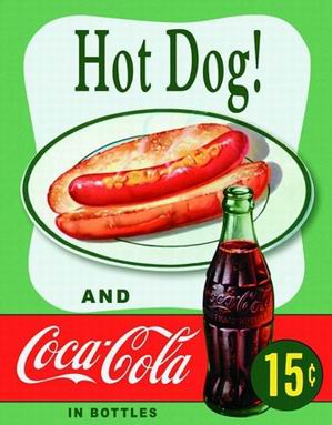 Advertising oil painting