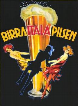 Advertising oil painting